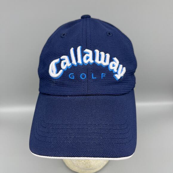 Callaway Hat Mens Golfing Golfer Golf Blue Baseball Cap Bank‎ of America - Picture 1 of 7